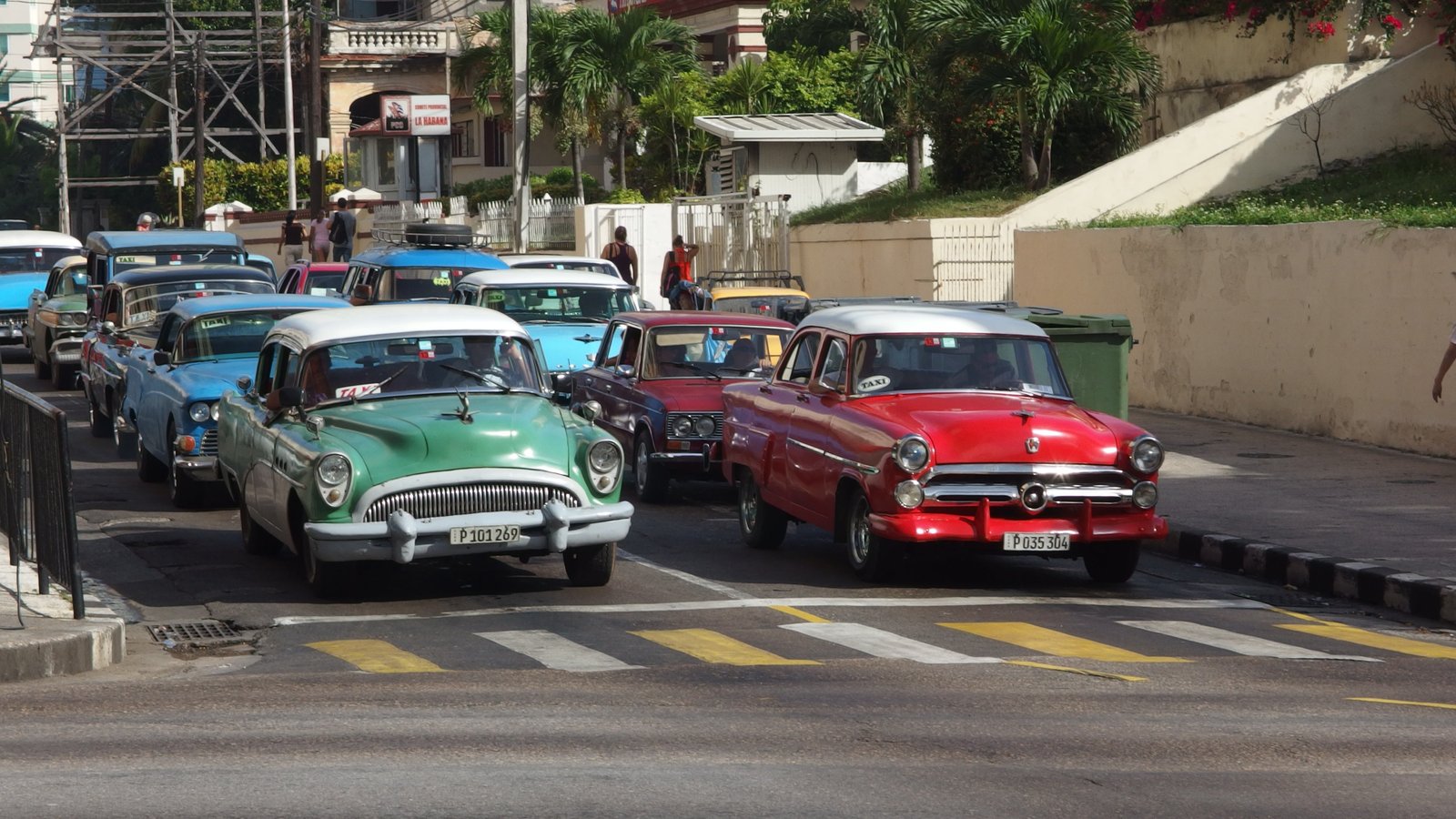 Going places? Cars in Havana, where fuel restrictions are in place