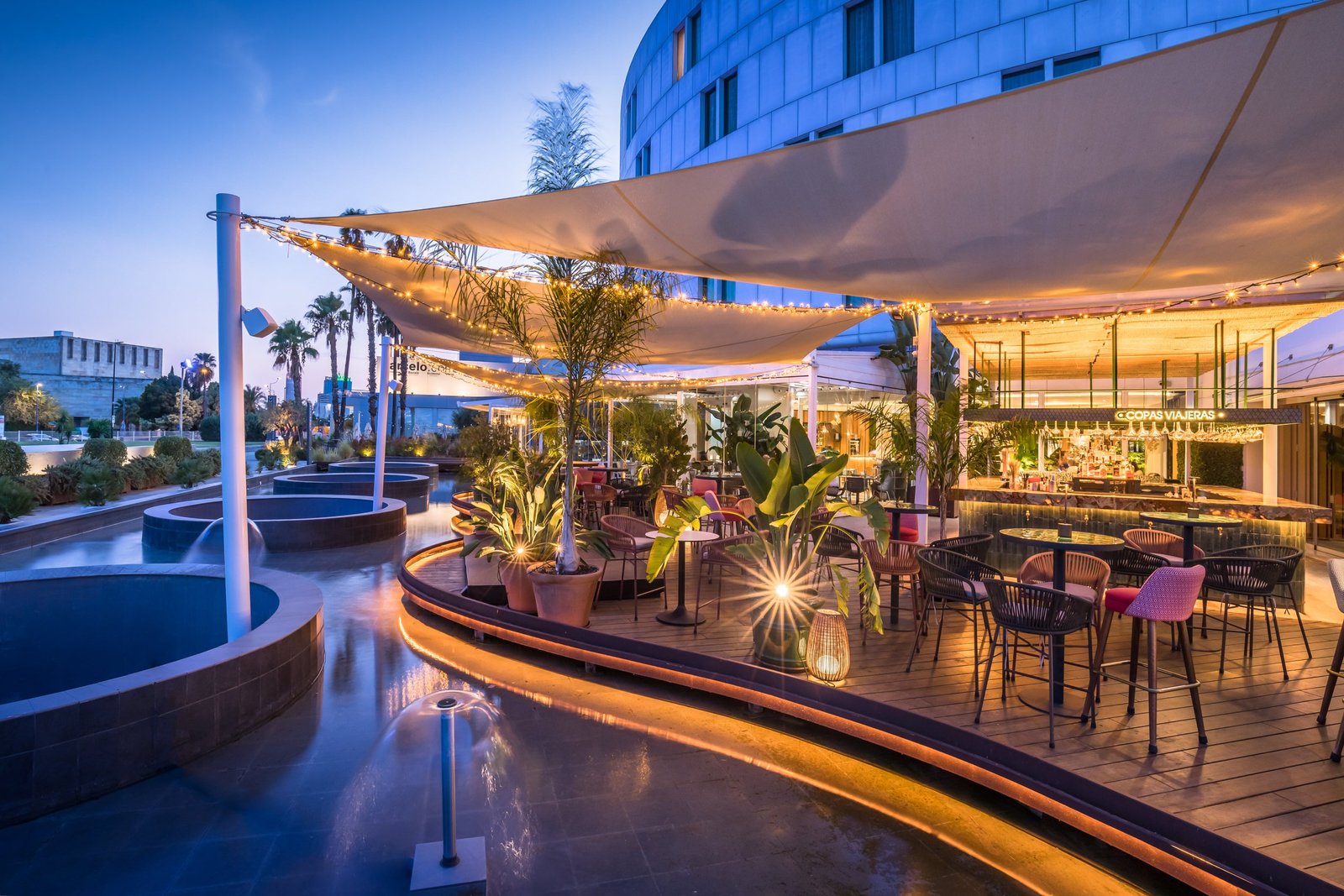 For a modern hotel with a contemporary feel, check in to Barceló Sevilla Renacimiento