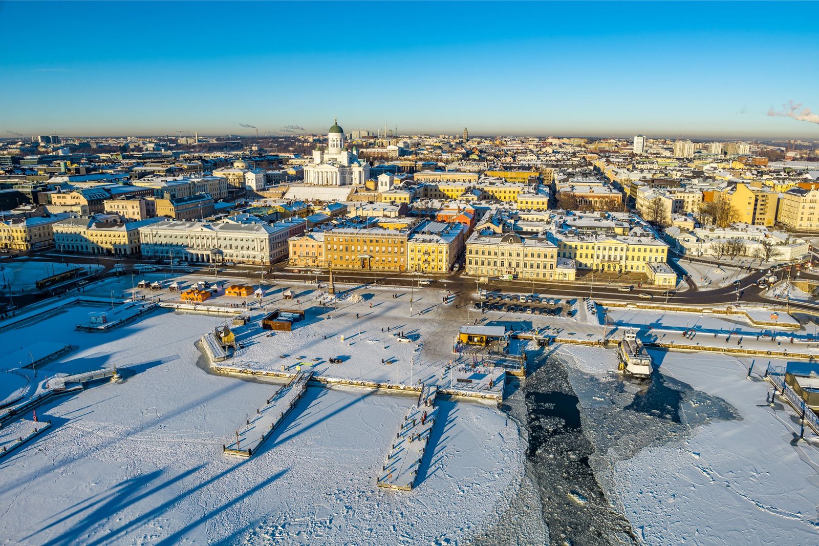 Helsinki is at its most beautiful covered in a layer of snow
