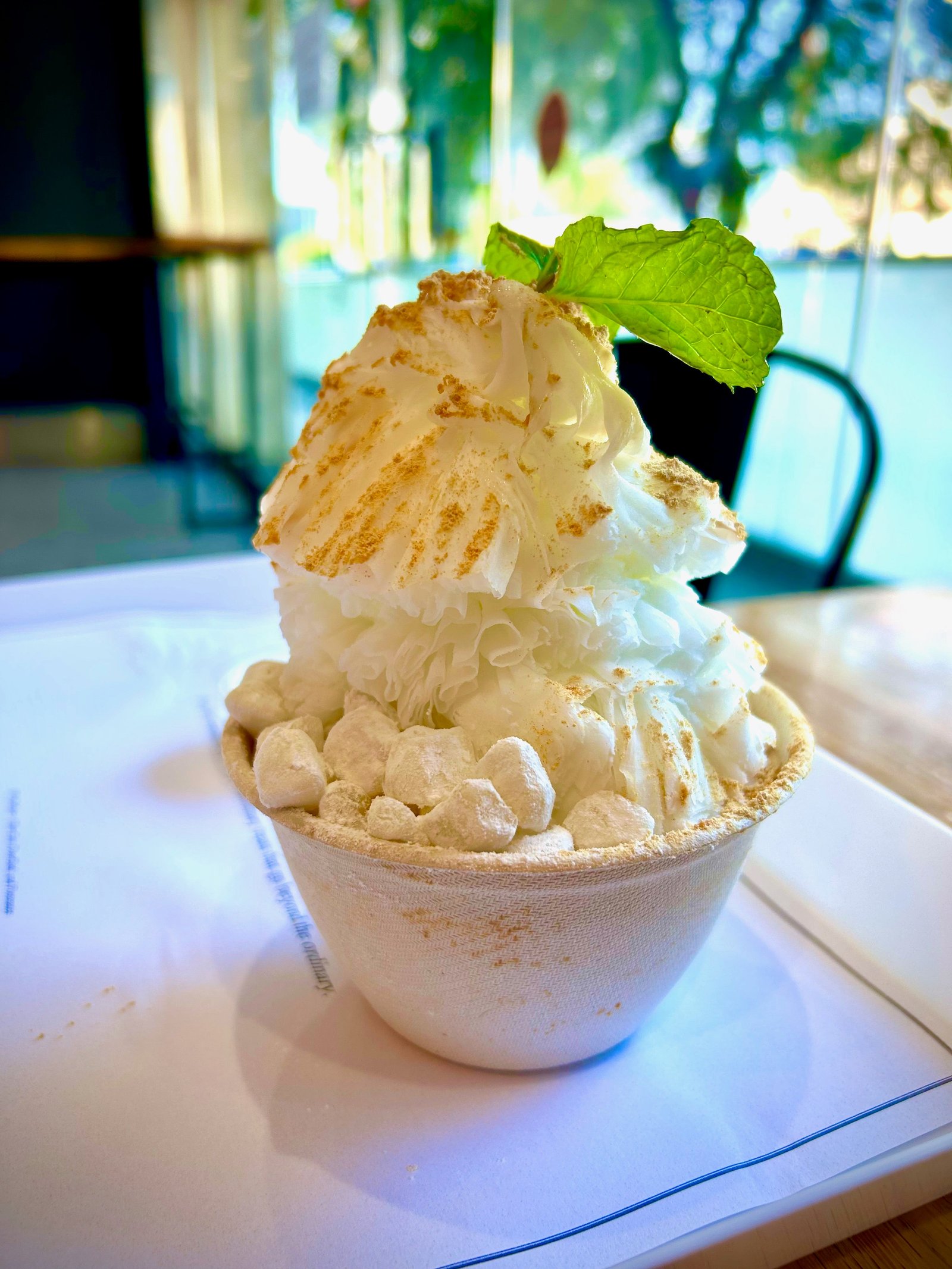 An injeolmi cup – part of the latest Korean dessert scene craze at Oakobing