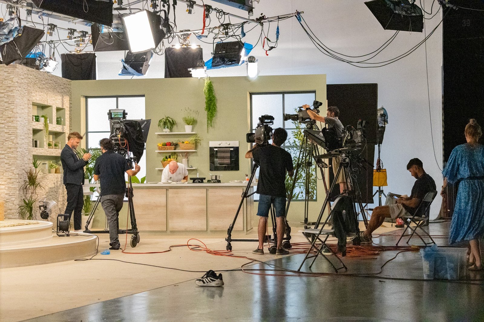 Behind the scenes on set of the new World of Cruising TV series