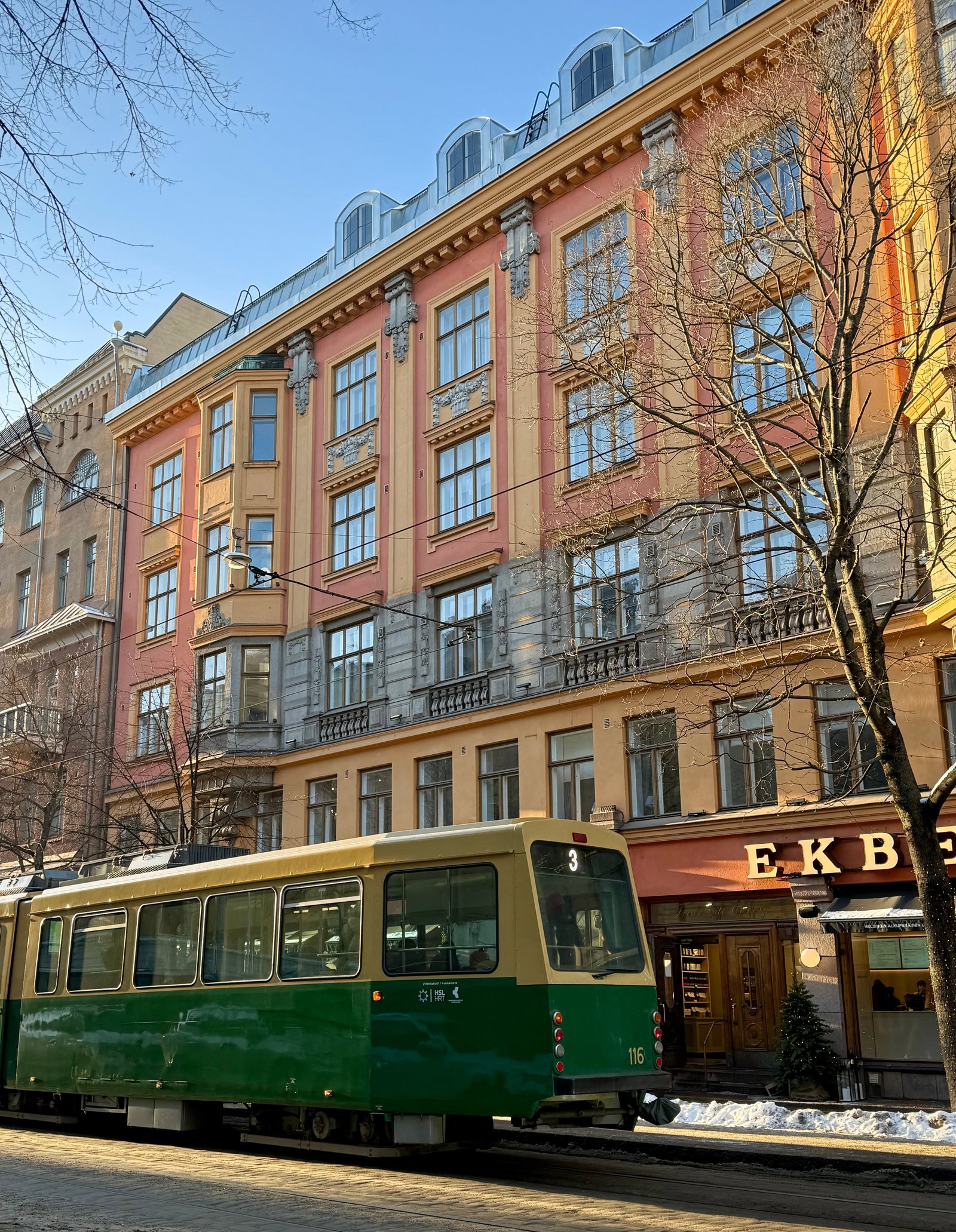 Helsinki is well-served by a tram system that's affordable and easy to use