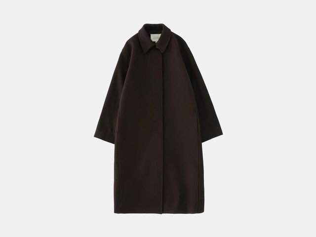 Image may contain: Clothing, Coat, Fleece, Overcoat, and Fashion