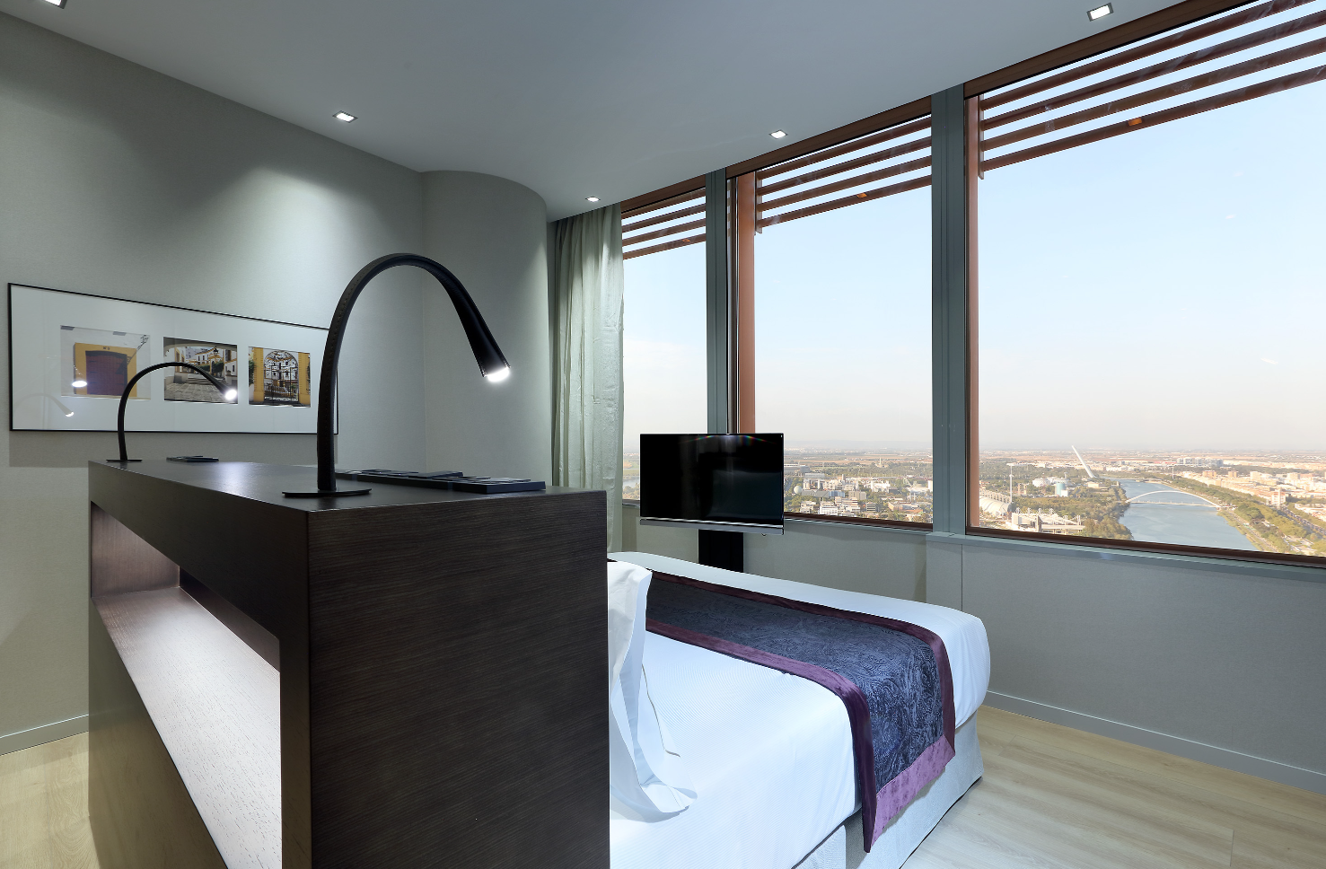 Being the tallest building in Andalucia, you won’t get many views better than this from your hotel room