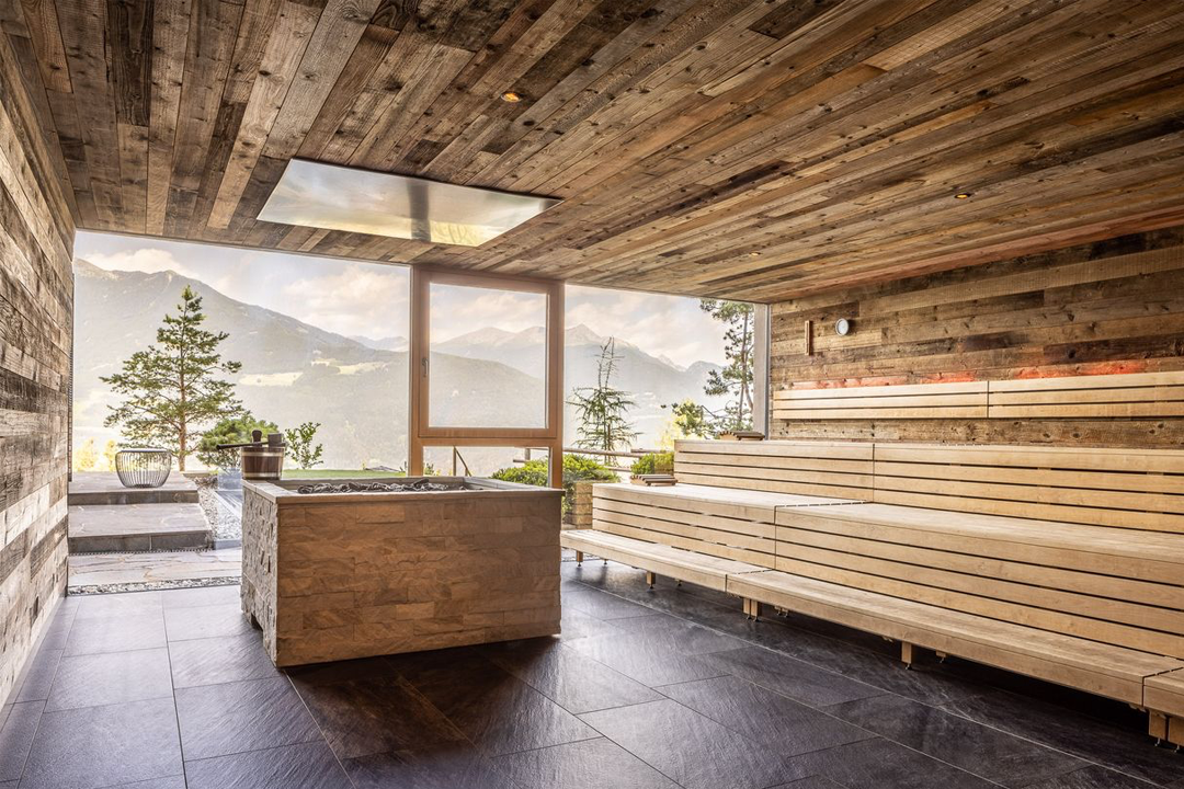 There are two floors of spa facilities