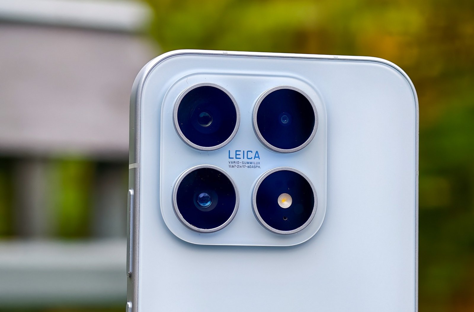 Closeup on Xiaomi 17 rear camera