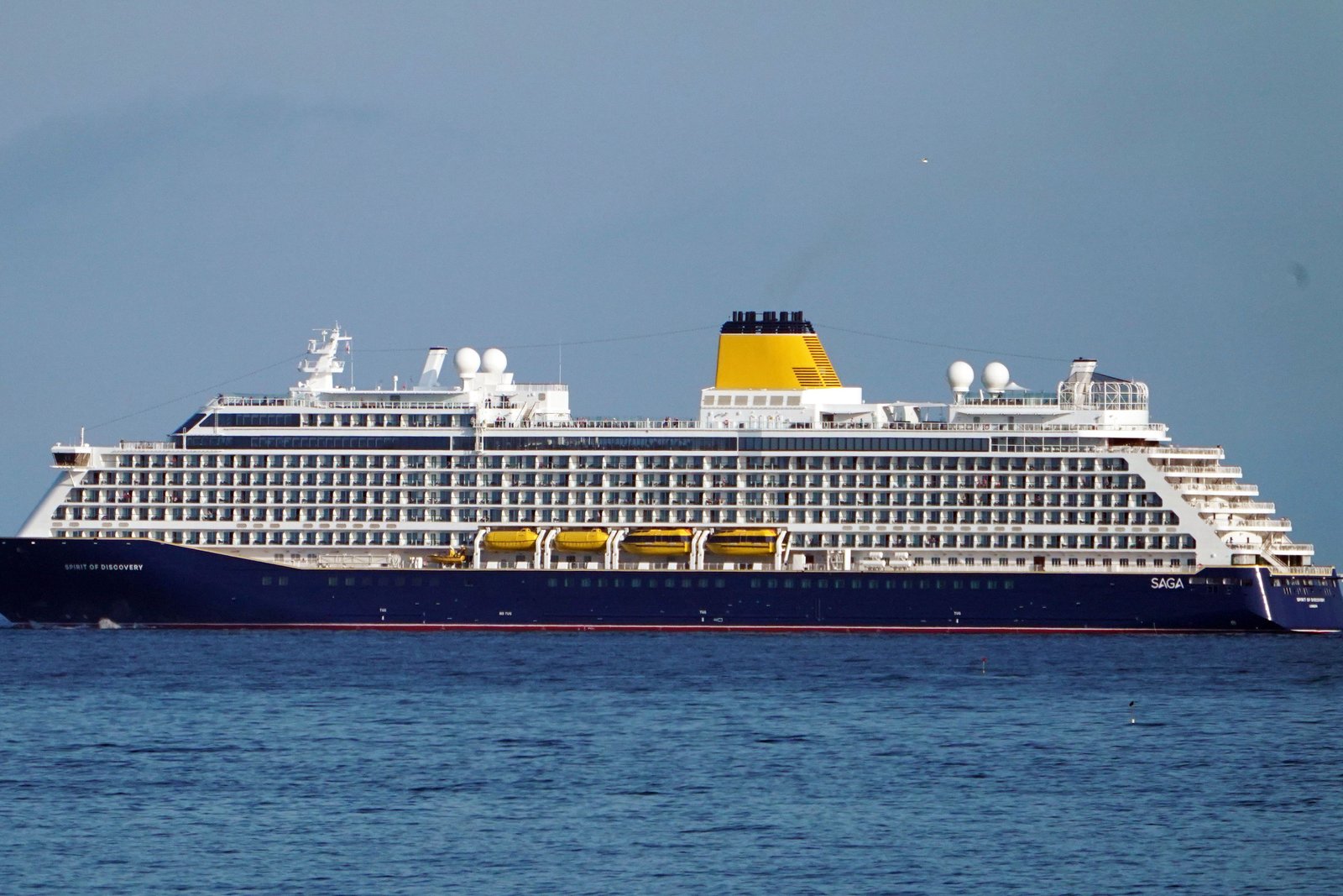 A passenger on board the Spirit of Discovery died of his injuries after the cruise ship was hit by force 11 winds in the Bay of Biscay, a report of the incident has revealed (Owen Humphreys/PA)