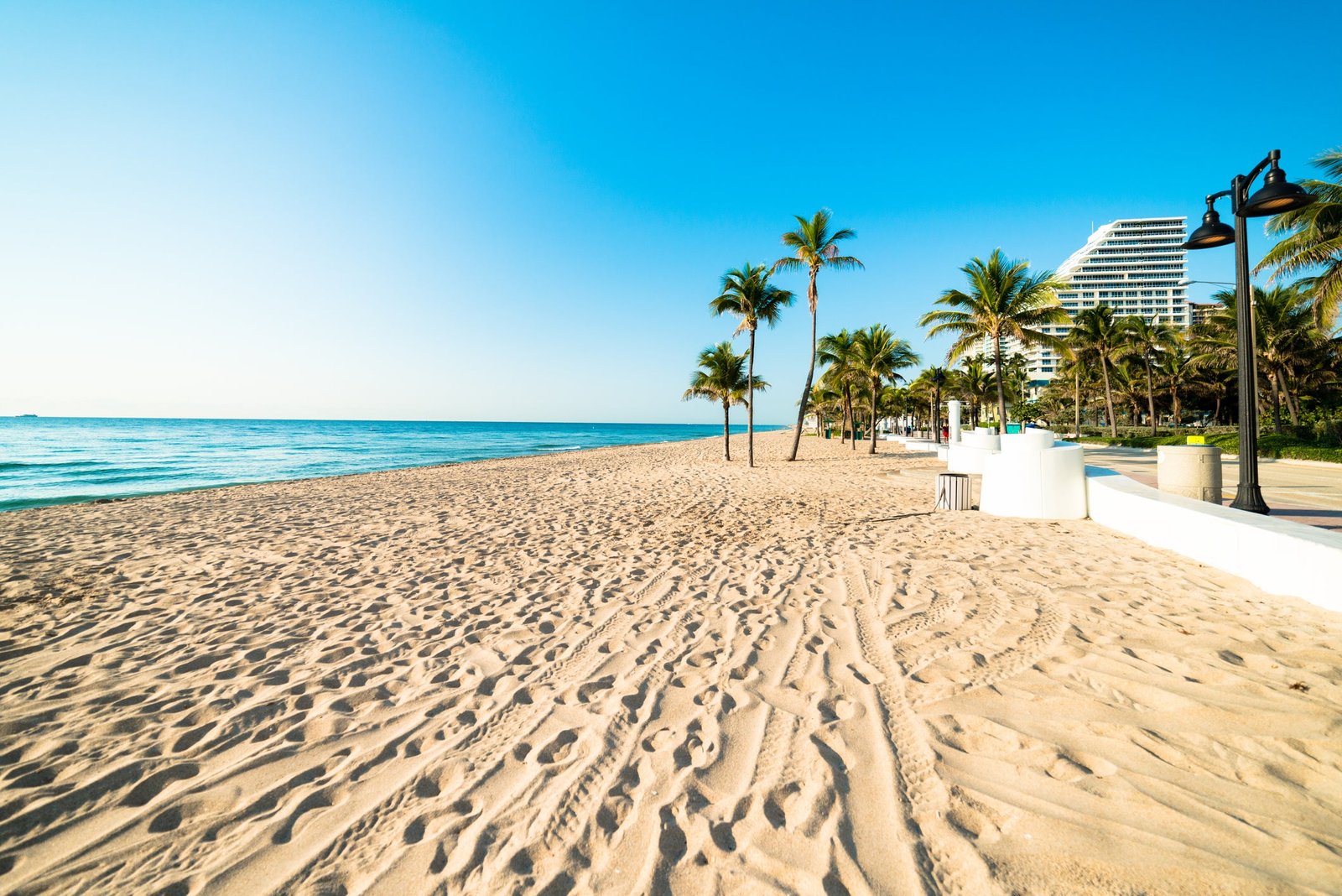 Fort Lauderdale's beaches are just as irresistible as those at Miami Beach, but are rarely packed. Pictured is the city’s main strip of sand
