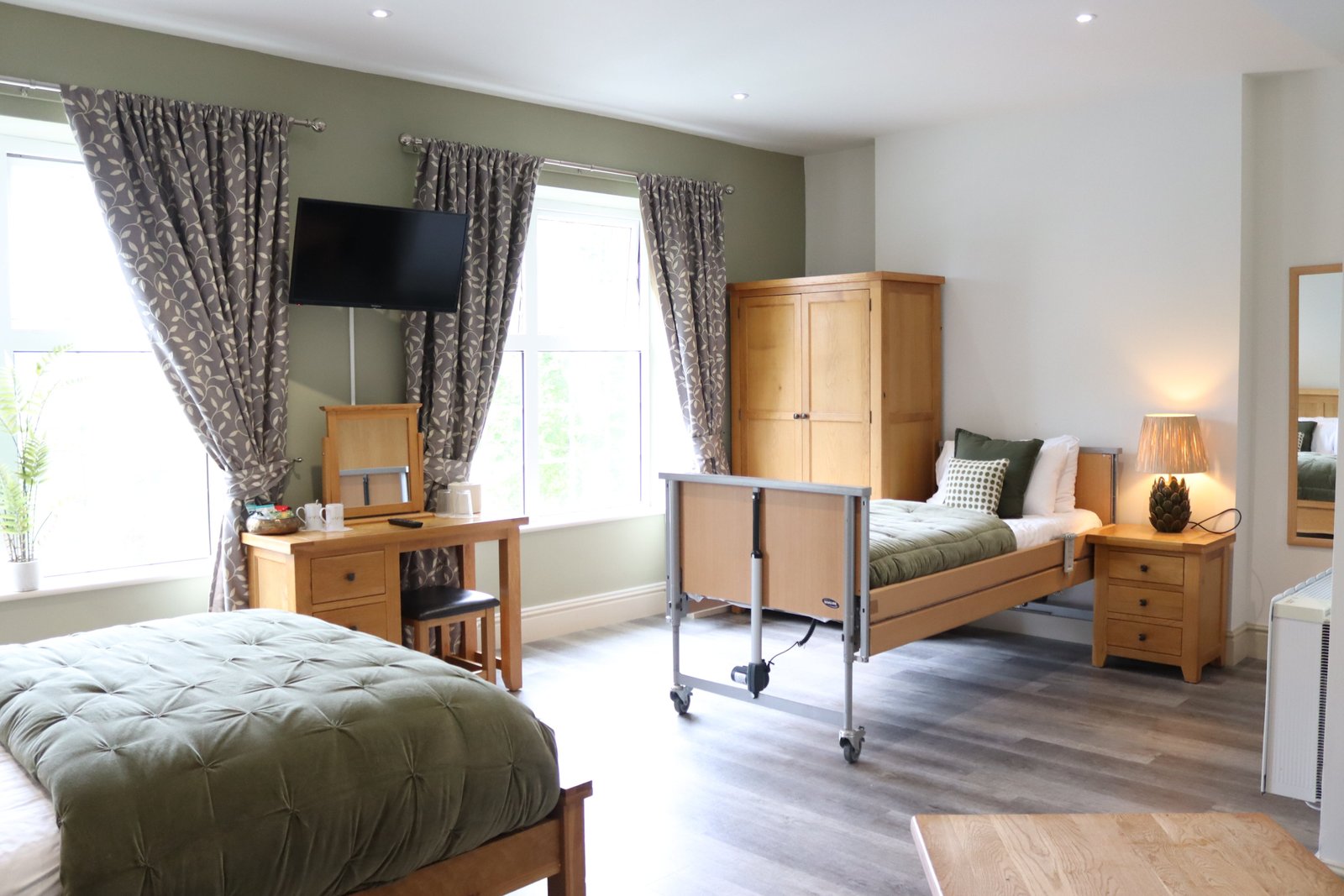 One of 10 accessible rooms at Gwesty Seren