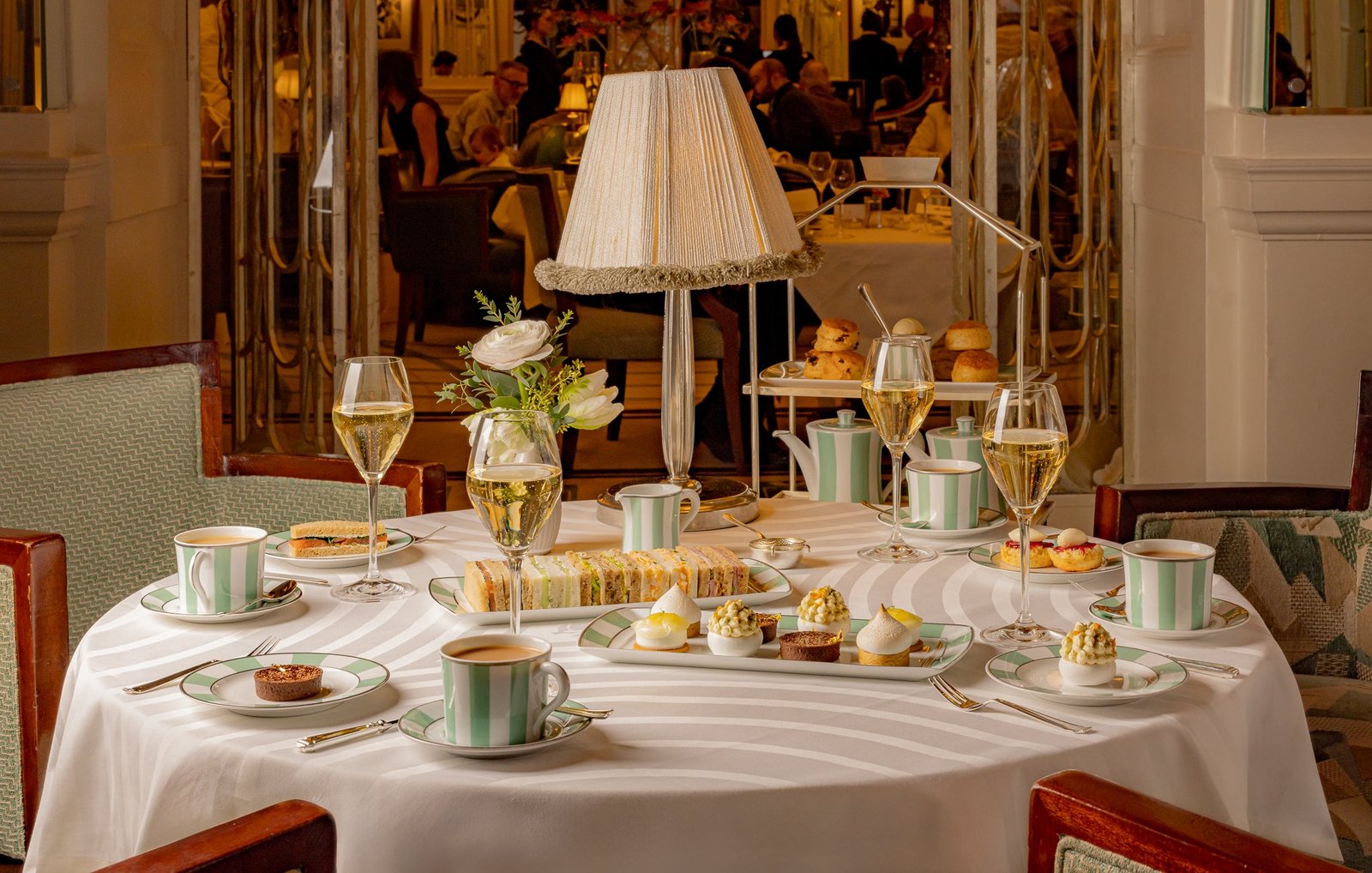 Claridge’s offers a traditional afternoon tea