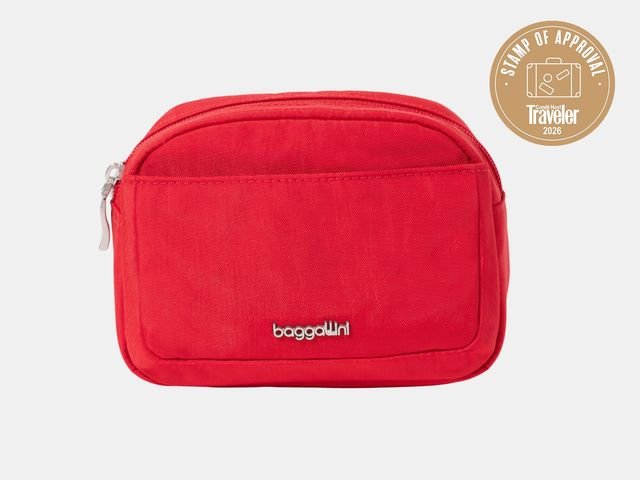 Image may contain: Accessories, Bag, Handbag, First Aid, and Purse