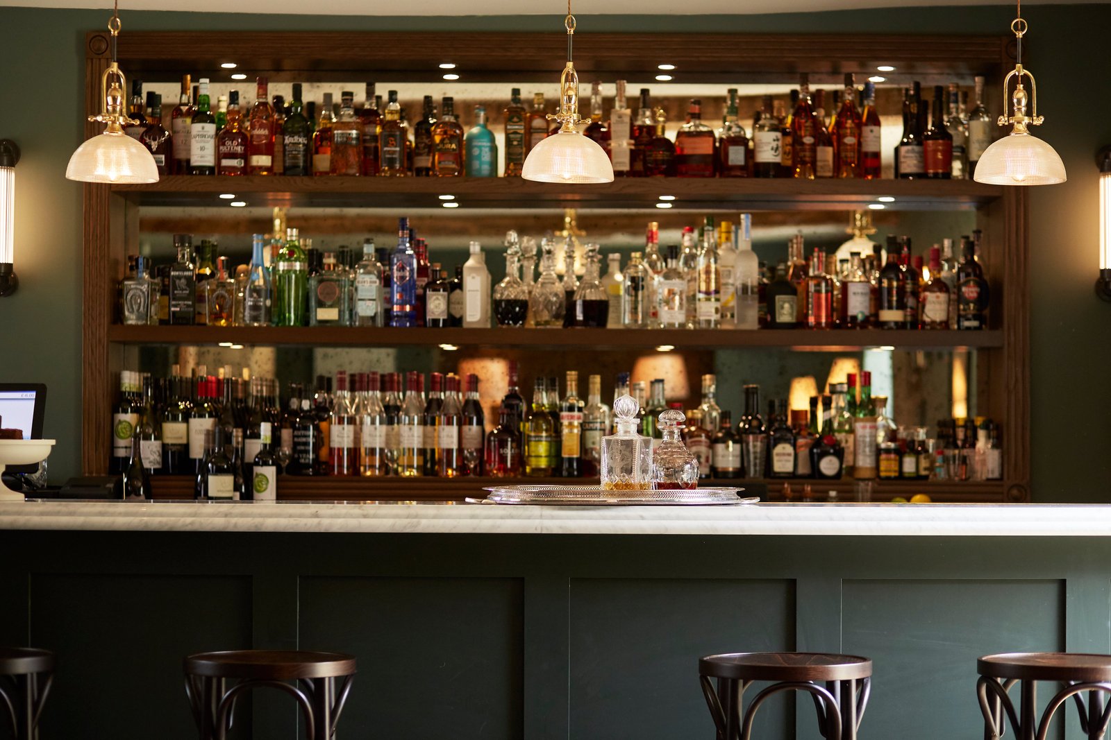Grab a drink at The Rectory’s moodily lit bar