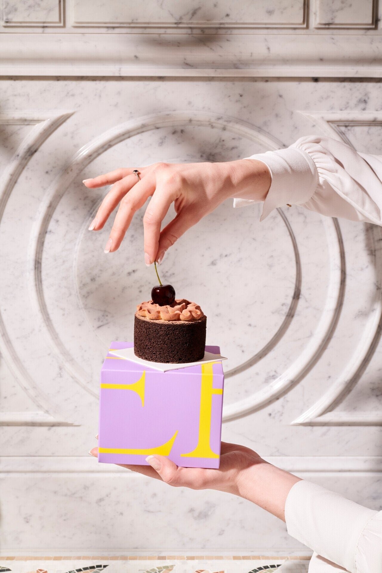 Boxes of mini cakes from The Dorchester makes a perfect present