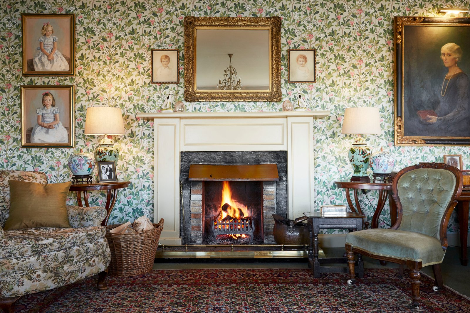 Stay cosy by Kinloch Lodge’s roaring fire