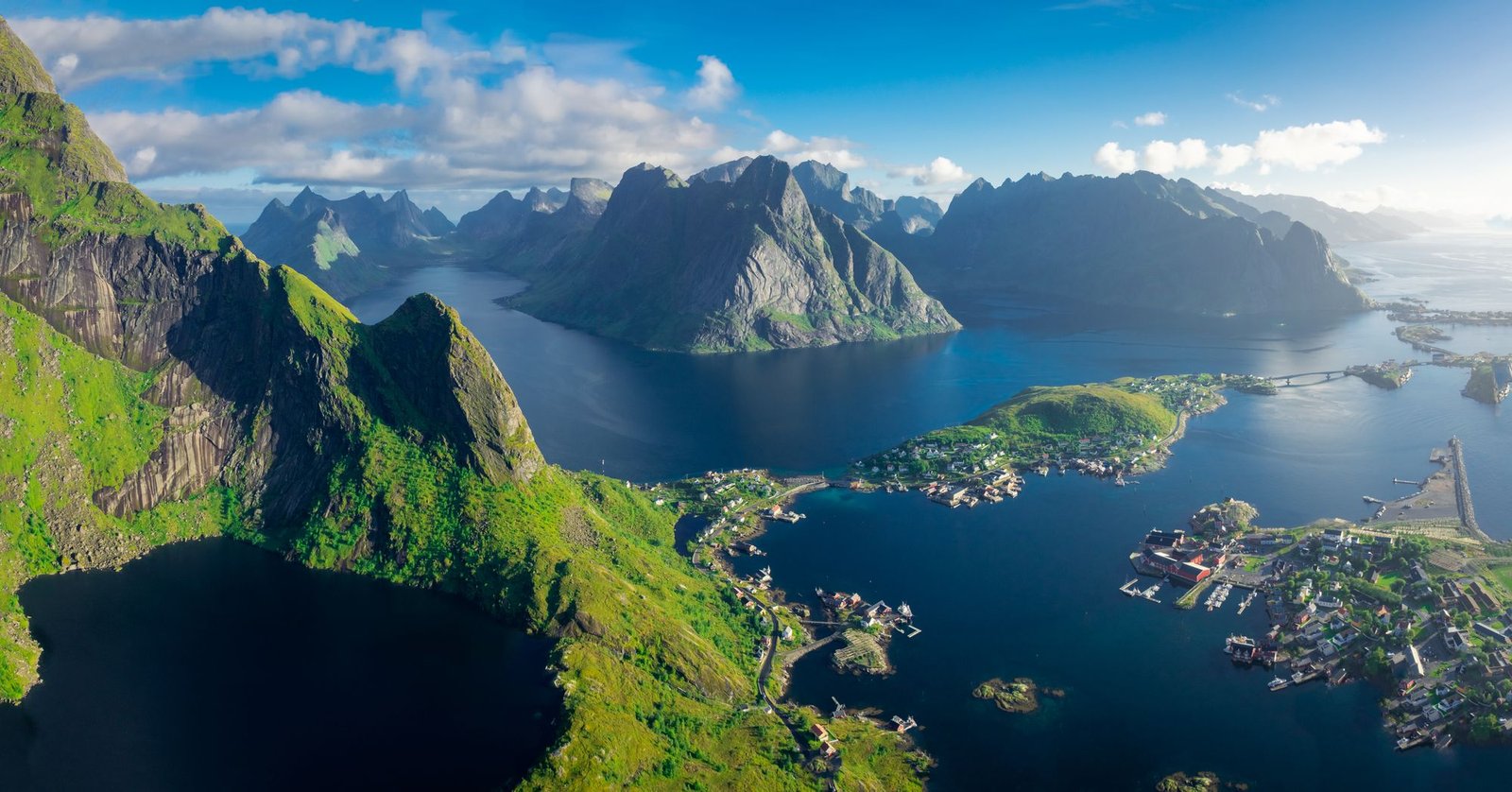 The Lofoten archipelago is a fantasyland of dramatic peaks, white-sand beaches and cute-as-a-button villages