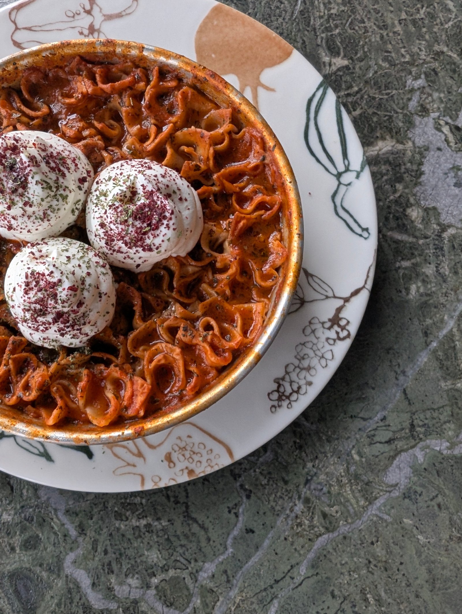 Manti at Octo restaurant at the JW Marriott Istanbul Bosphorus