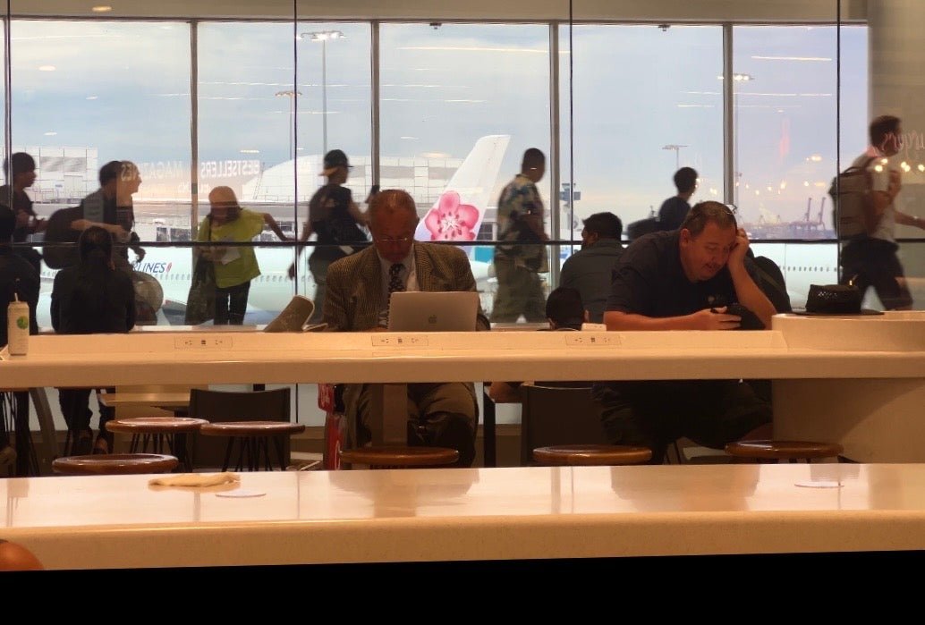 Going places: Passengers at Australia's busiest air hub, Sydney airport