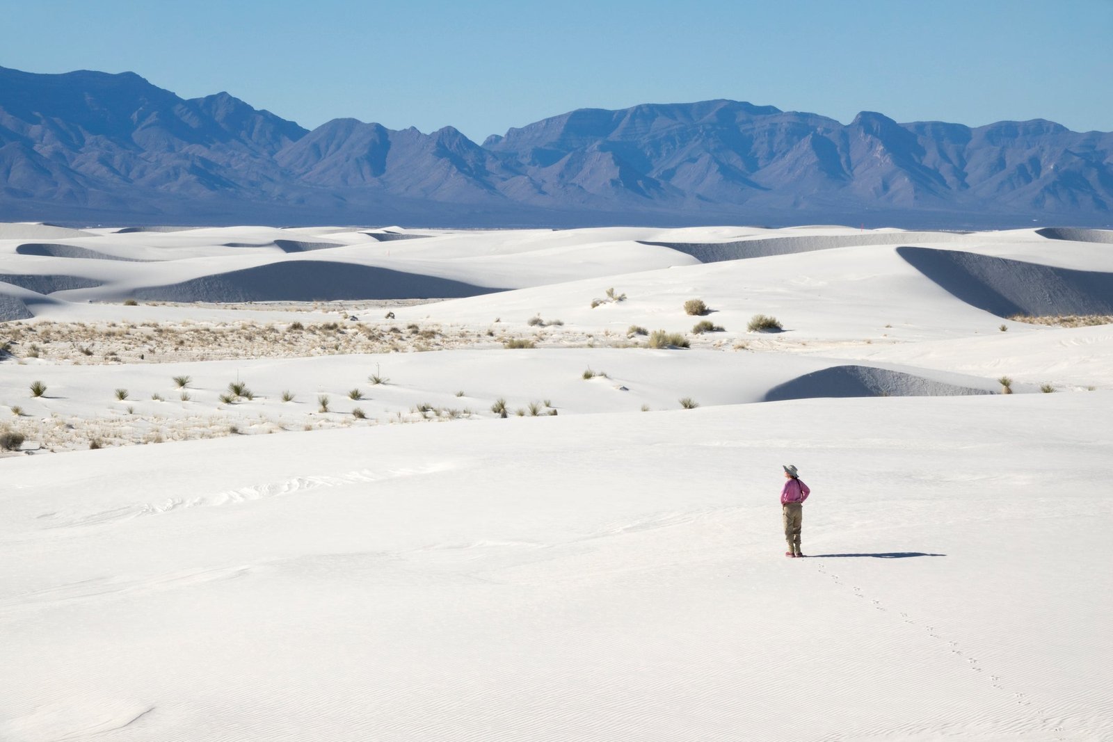 White Sands National Park is 275 square miles of ‘snowy’ sand