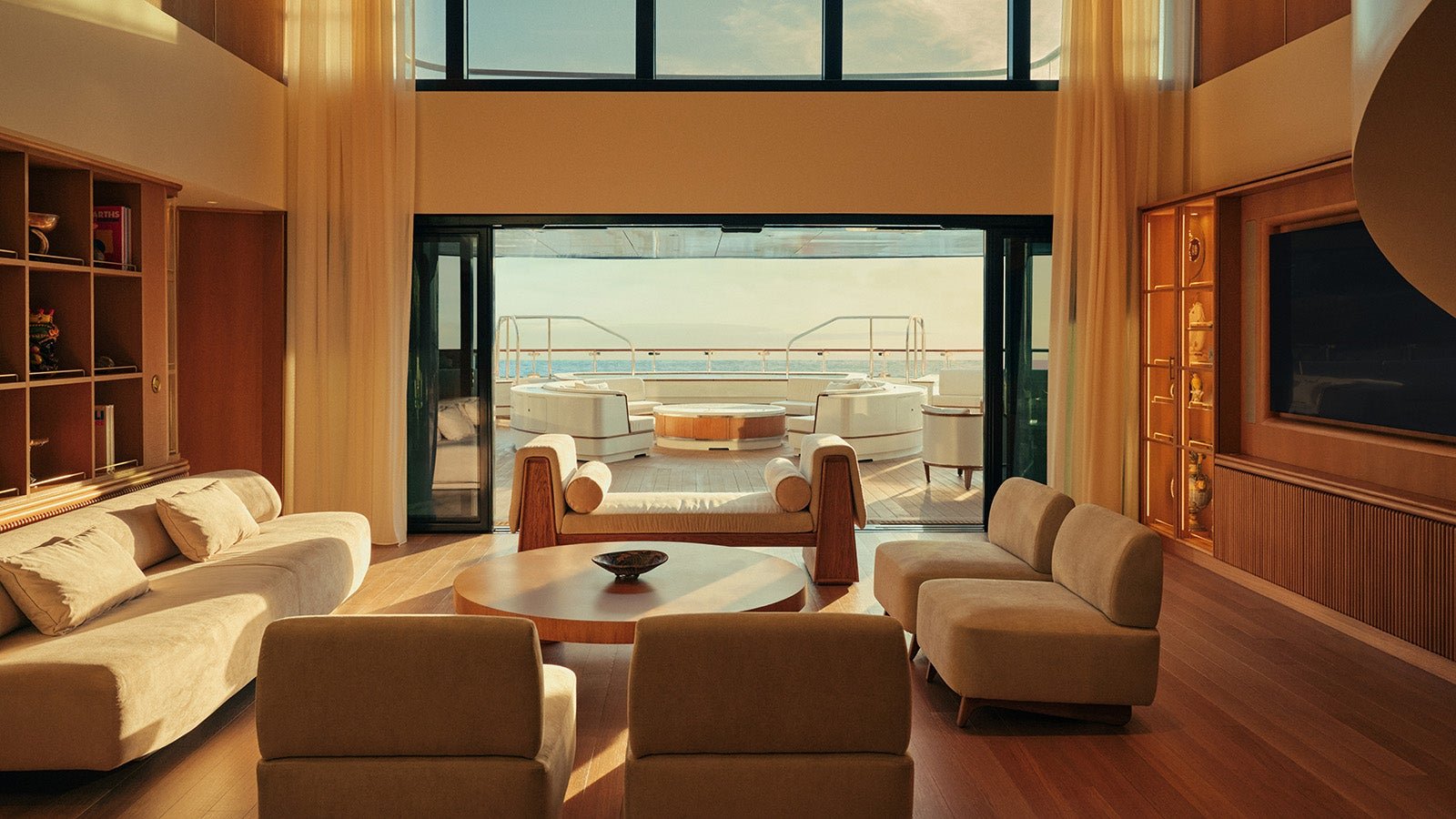 Four Seasons 1 offers spacious suites across the ship
