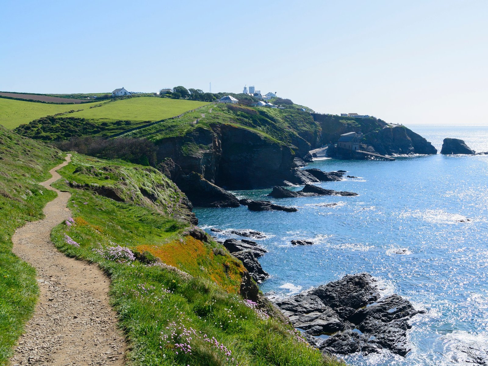 The scenic landscape of the Lizard Point