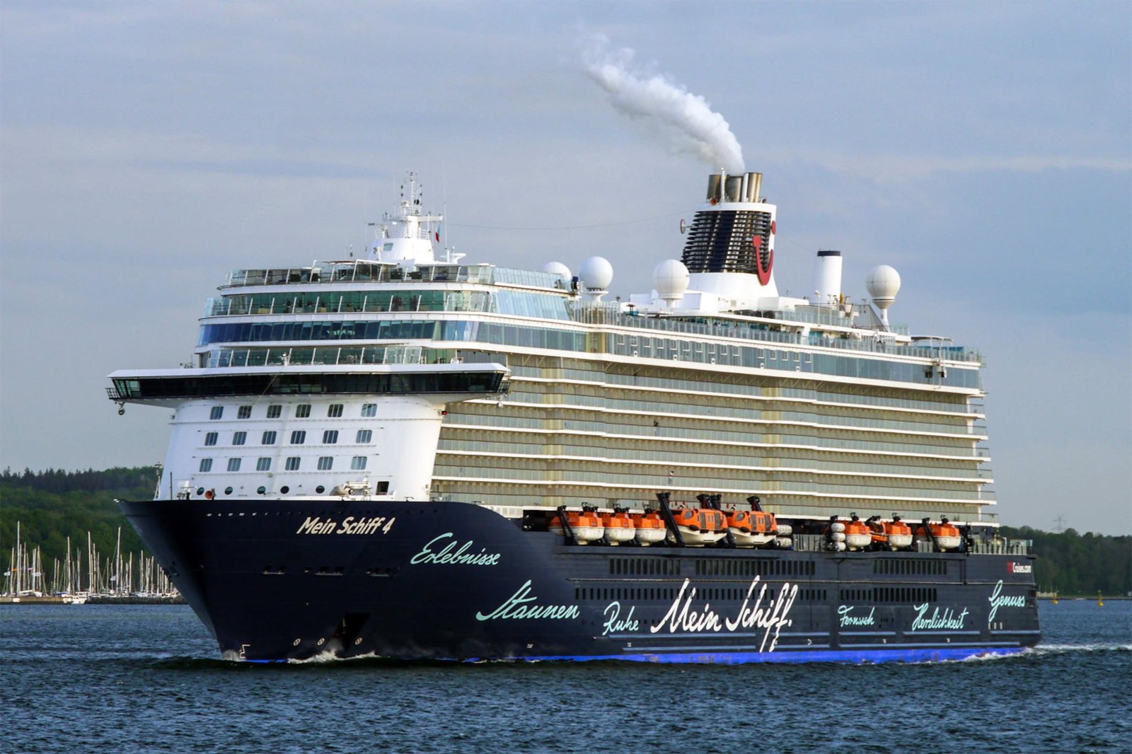 The Mein Schiff 4 was docked in Abu Dhabi as the US-Israeli war against Iran began