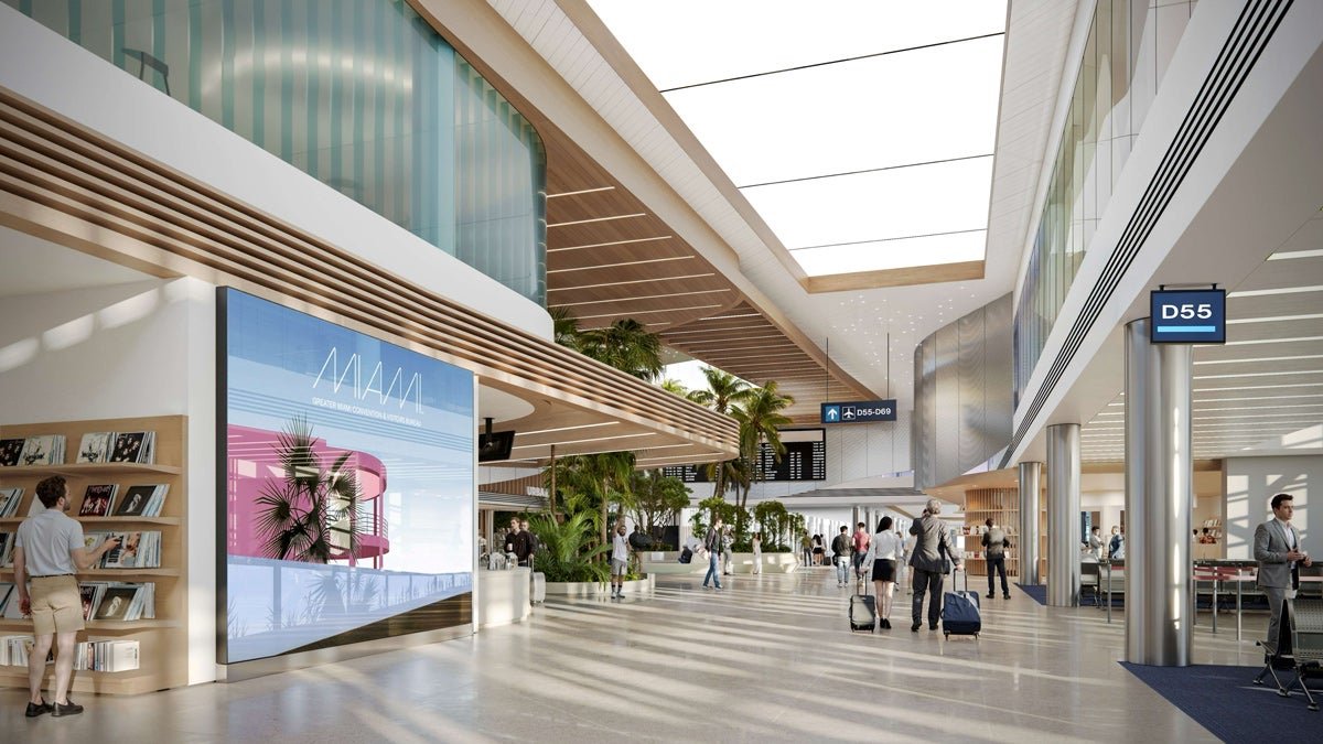 At the new concourse, passengers will wait for their flights in individual boarding areas rather than shared waiting spaces