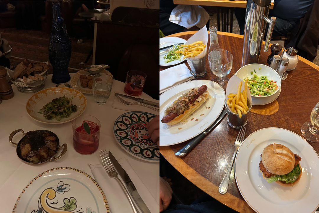 I went to Carlotta for dinner and tucked into Sunday lunch at Fischers