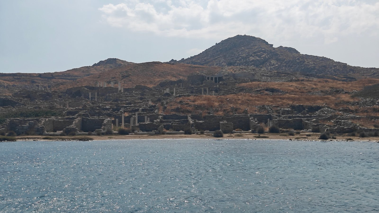 From a distance Delos looks like rubble but there is far more to be discovered on land