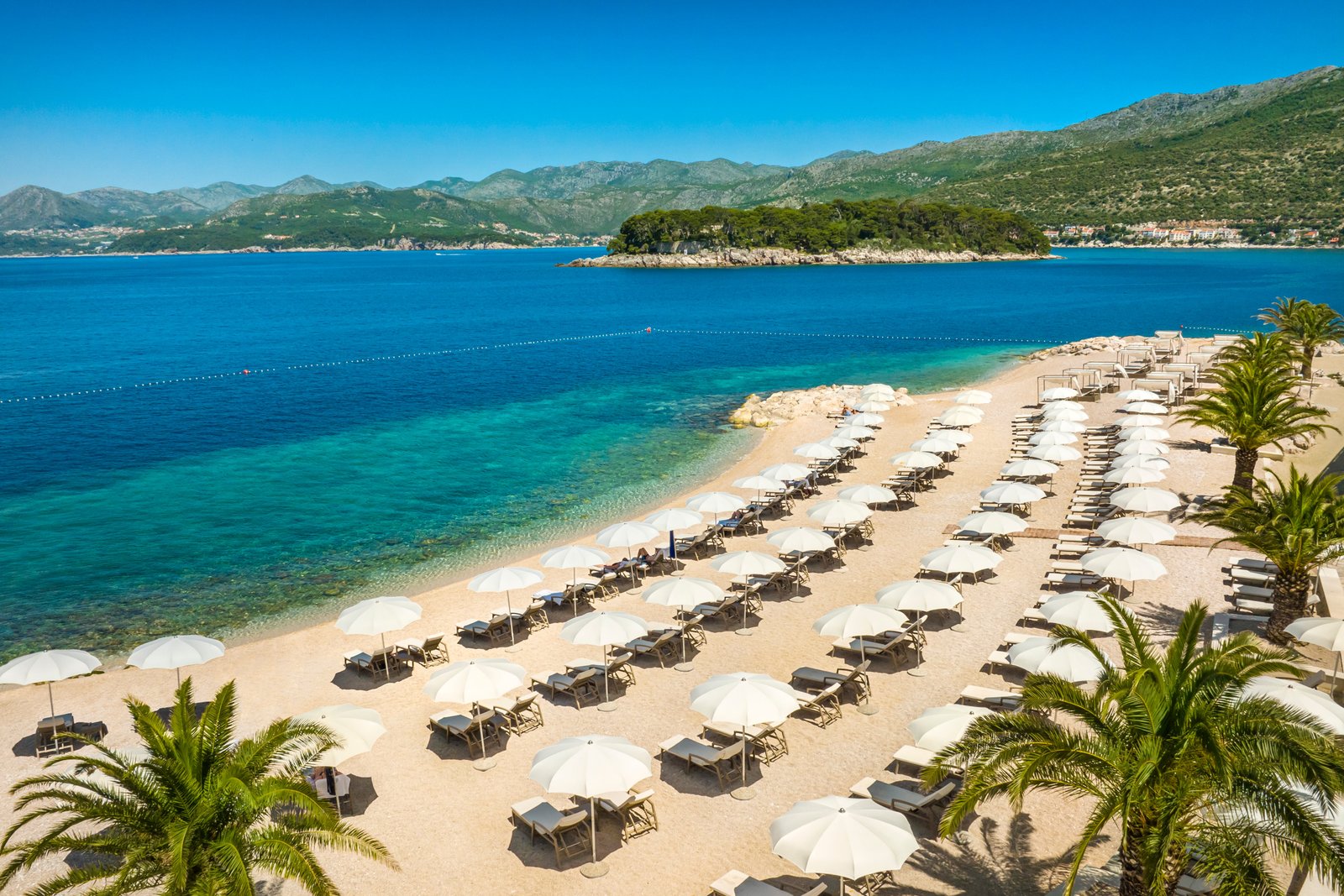 All rooms come with sea views at Dubrovnik President Valamar Collection