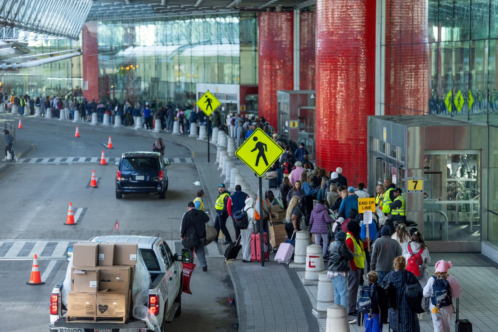 The lack of payment has resulted in heavy understaffing, causing huge lines out of airports and other major disruptions. According to Politico, by early March nearly 500 TSA officers had already resigned