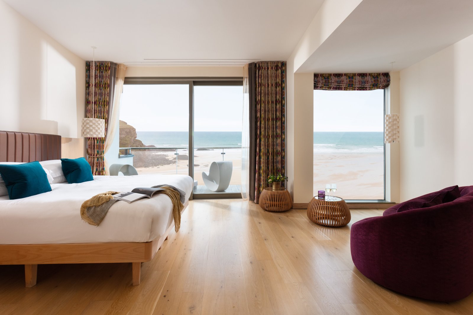 For an adult-only luxury stay in Cornwall, book a room at The Scarlet