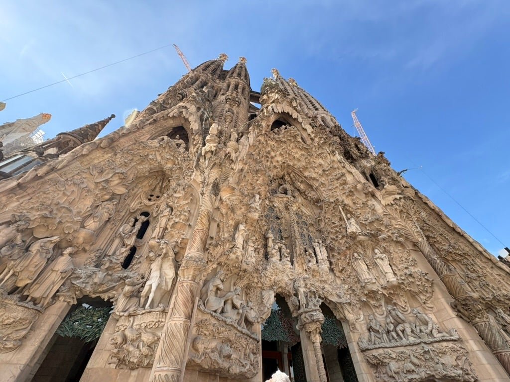 The Nativity Facade of the Sagrada Família was the only part of the basilica Gaudí saw in full before his death
