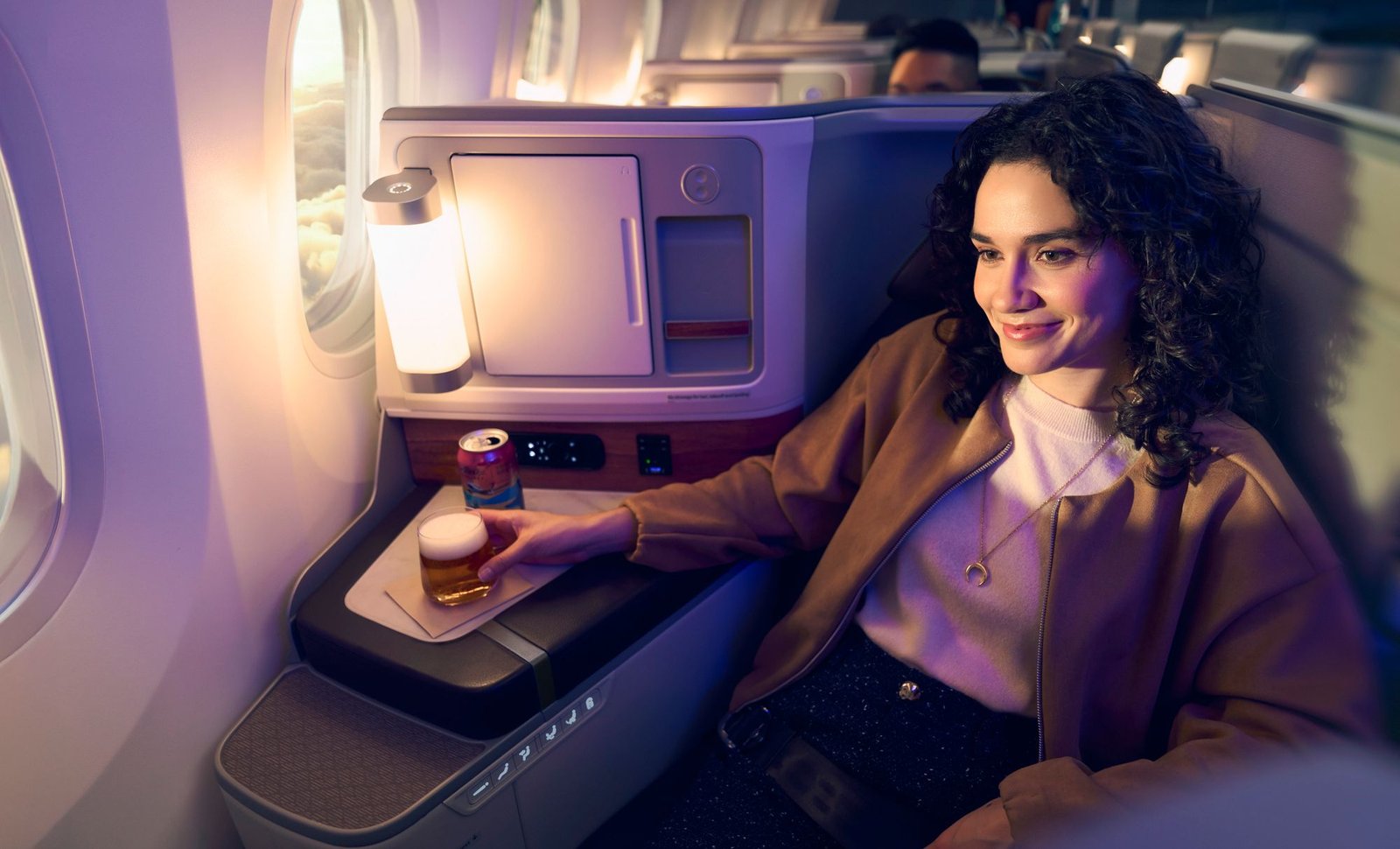 The new cabin will debut on Dreamliner flight routes launching in 2026 from Seattle to Rome, London and Incheon