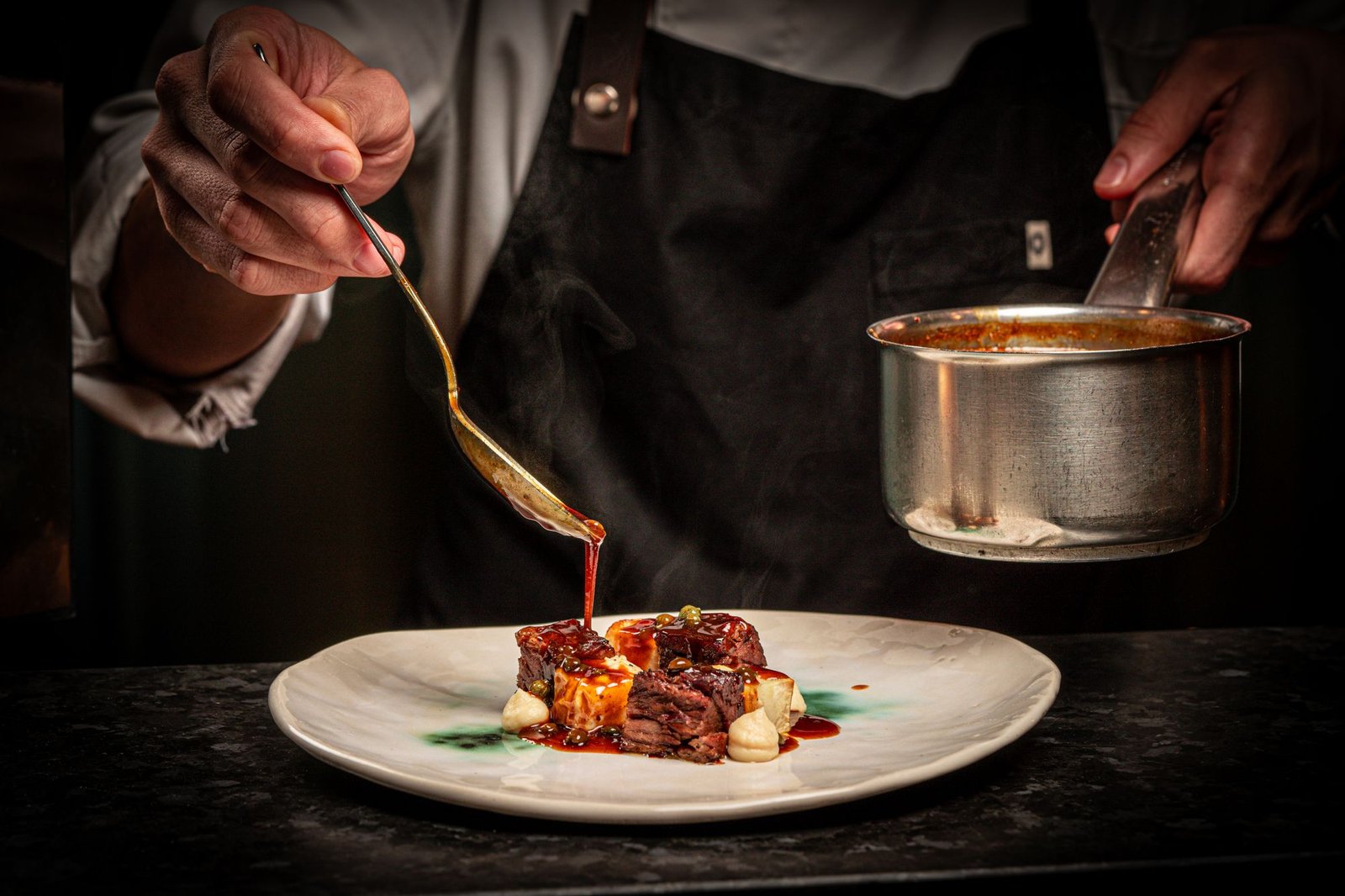 DINS Santi Taura serves both breakfast and an evening tasting menu