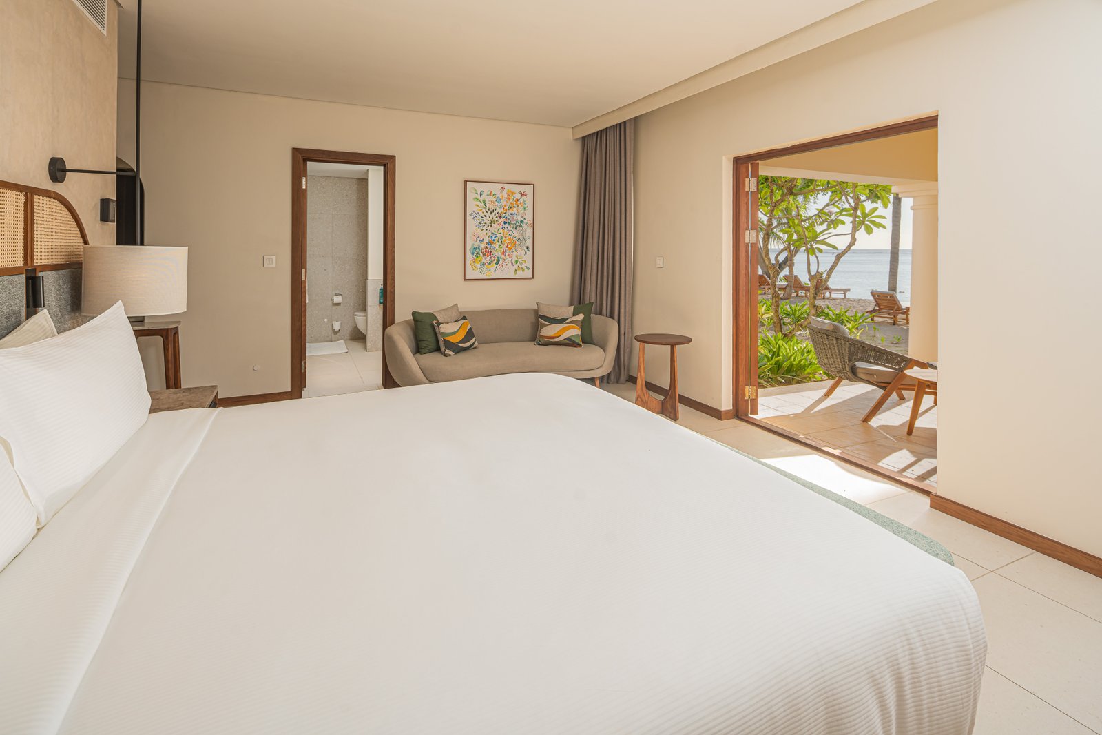 Every room is oriented toward the sea, ensuring the Indian Ocean is the first thing you see each morning
