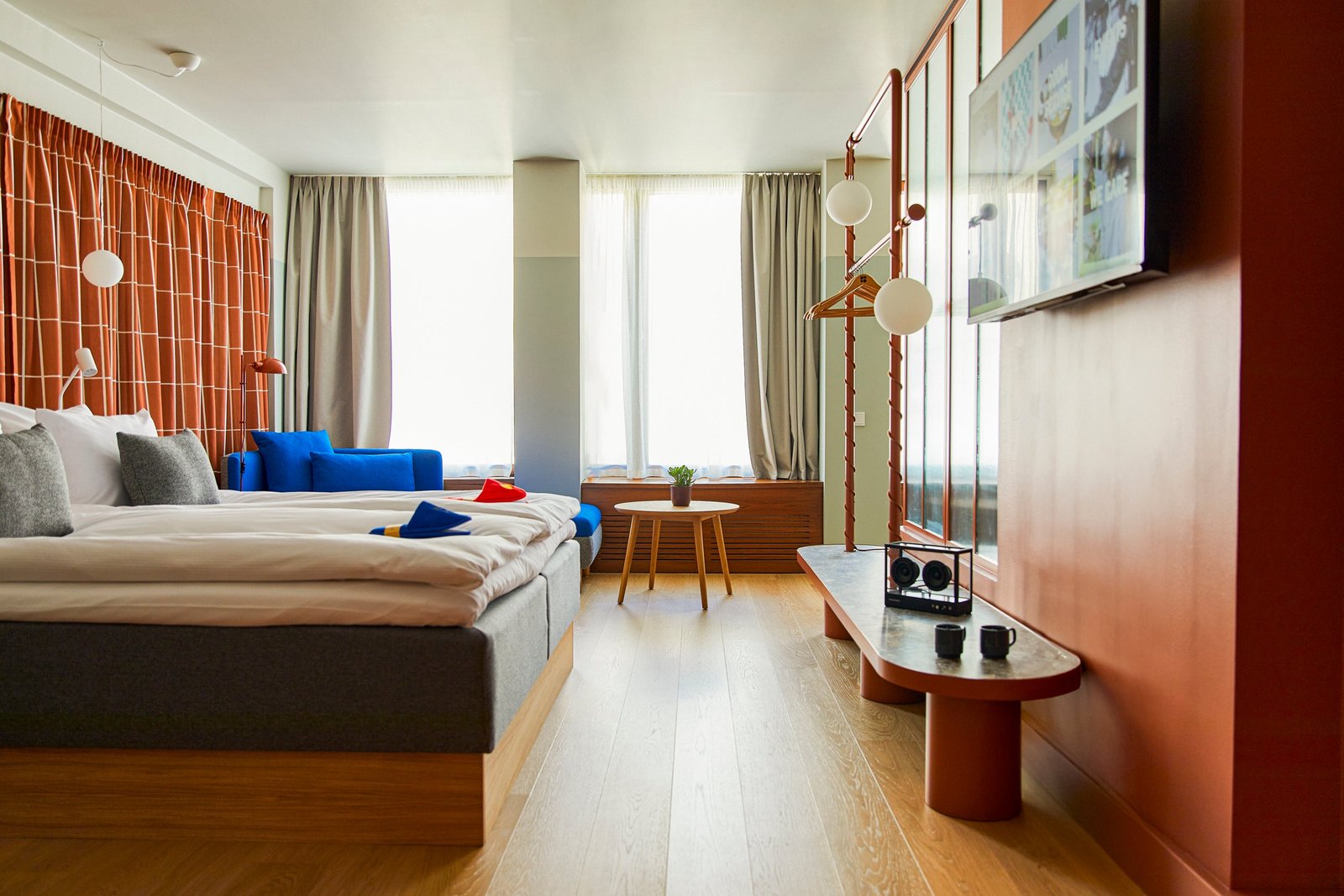 A Large King room at Hobo Helsinki