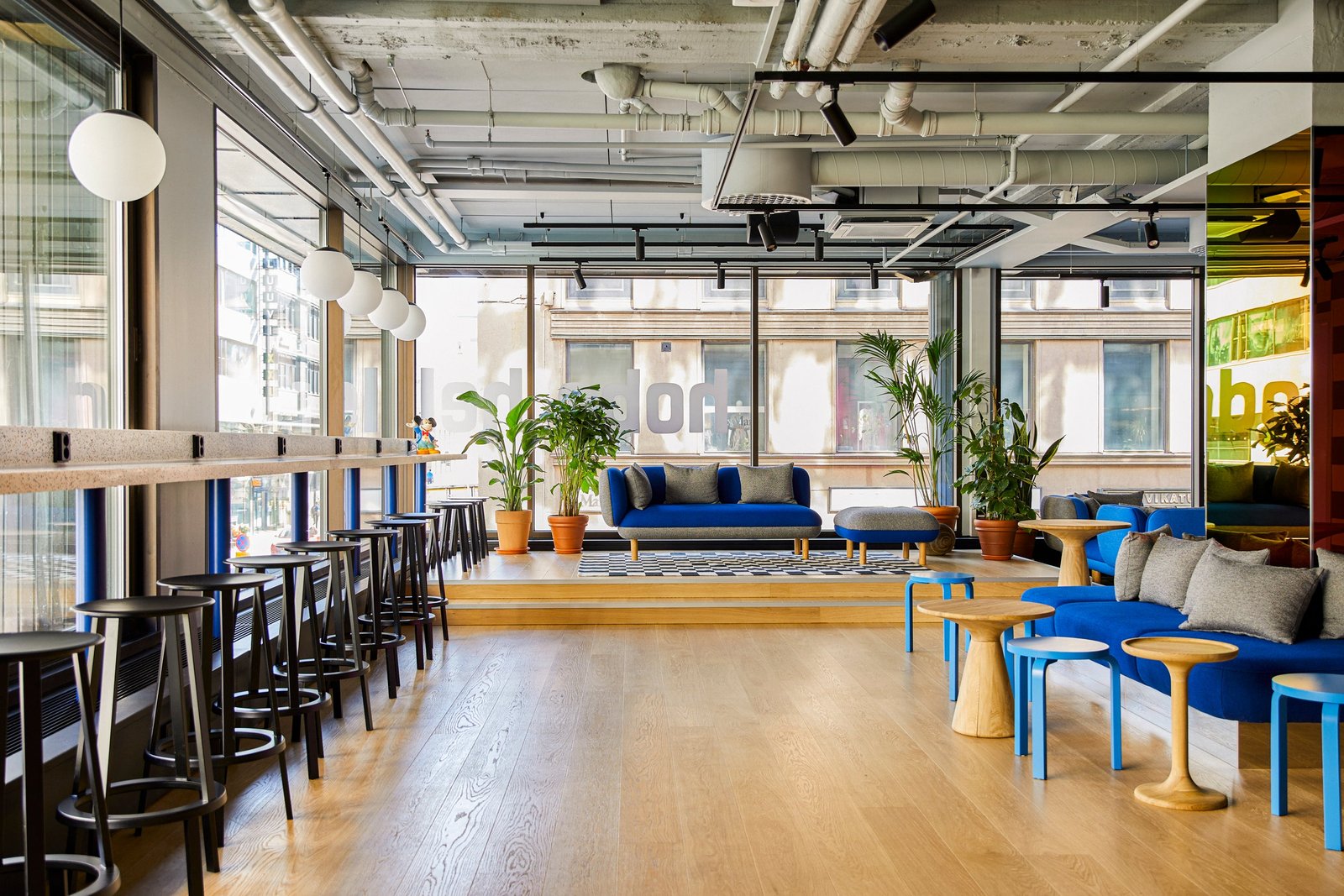 The Playground is a light-filled co-working space