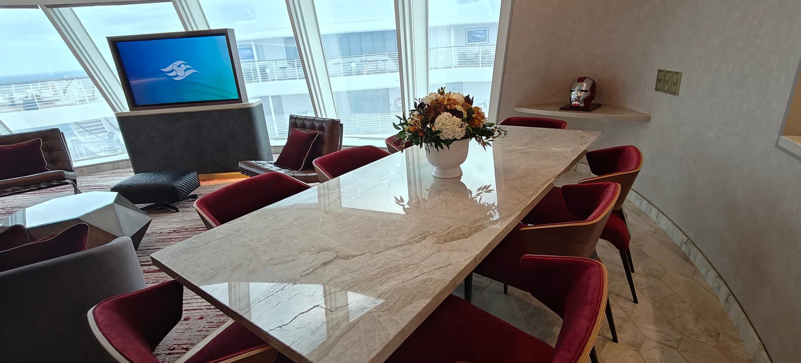 Guests can stay in an Iron Man-themed Tower Suite aboard Disney Destiny