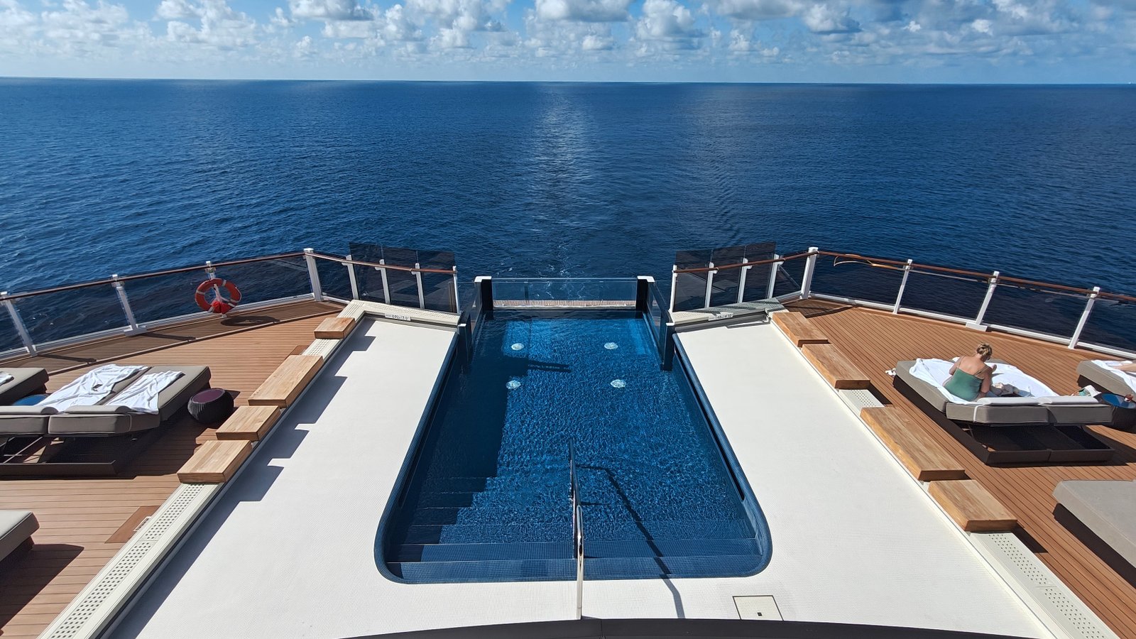 The Haven luxury area on Norwegian Luna has its own suites, restaurant and pool deck