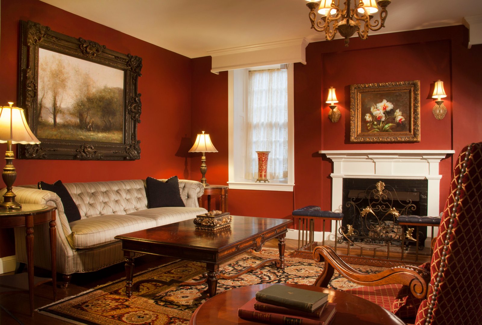 Historic Inns of Annapolis is an unusual hotel, with bedrooms spread across three fascinating buildings. Pictured is Governor Calvert House