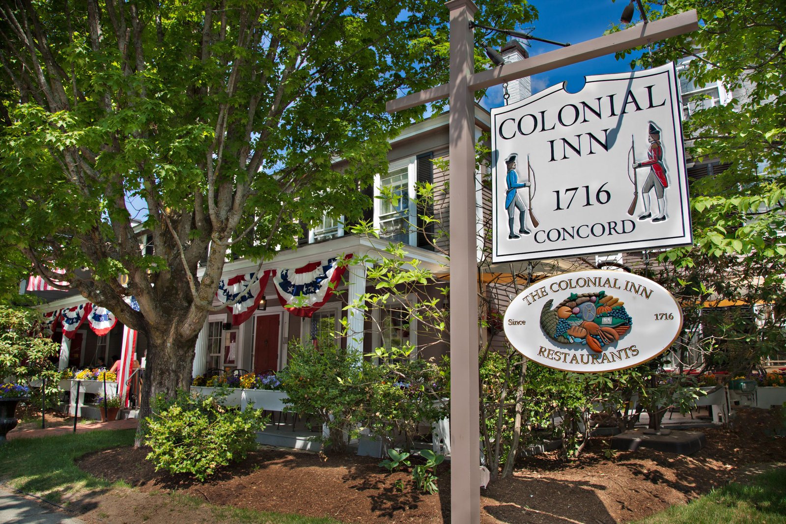 The history of Concord's Colonial Inn threads through the American Revolution