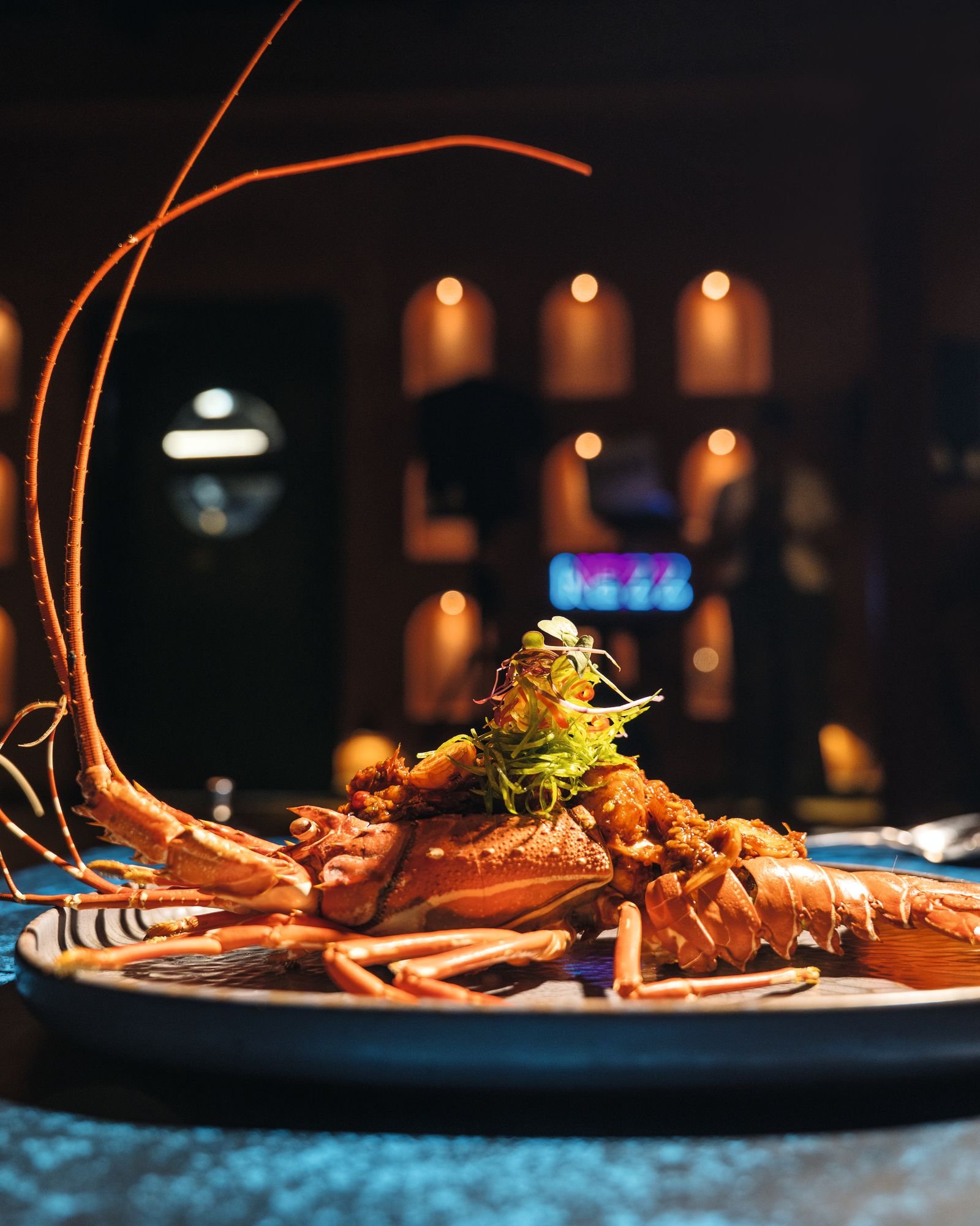 Image may contain Food Food Presentation Seafood Animal Invertebrate Lobster and Sea Life
