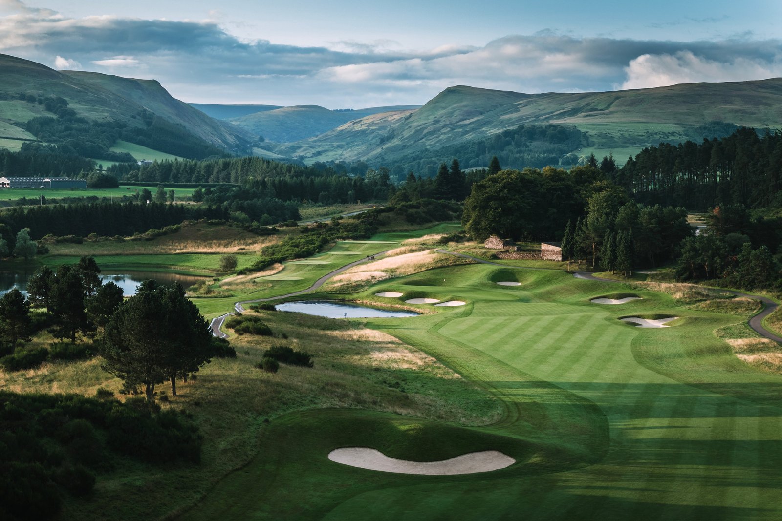 There are three golf courses on the Gleneagles estate