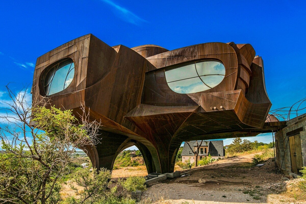 Check into this home in Texas if you’d like to spend the night in a work of art