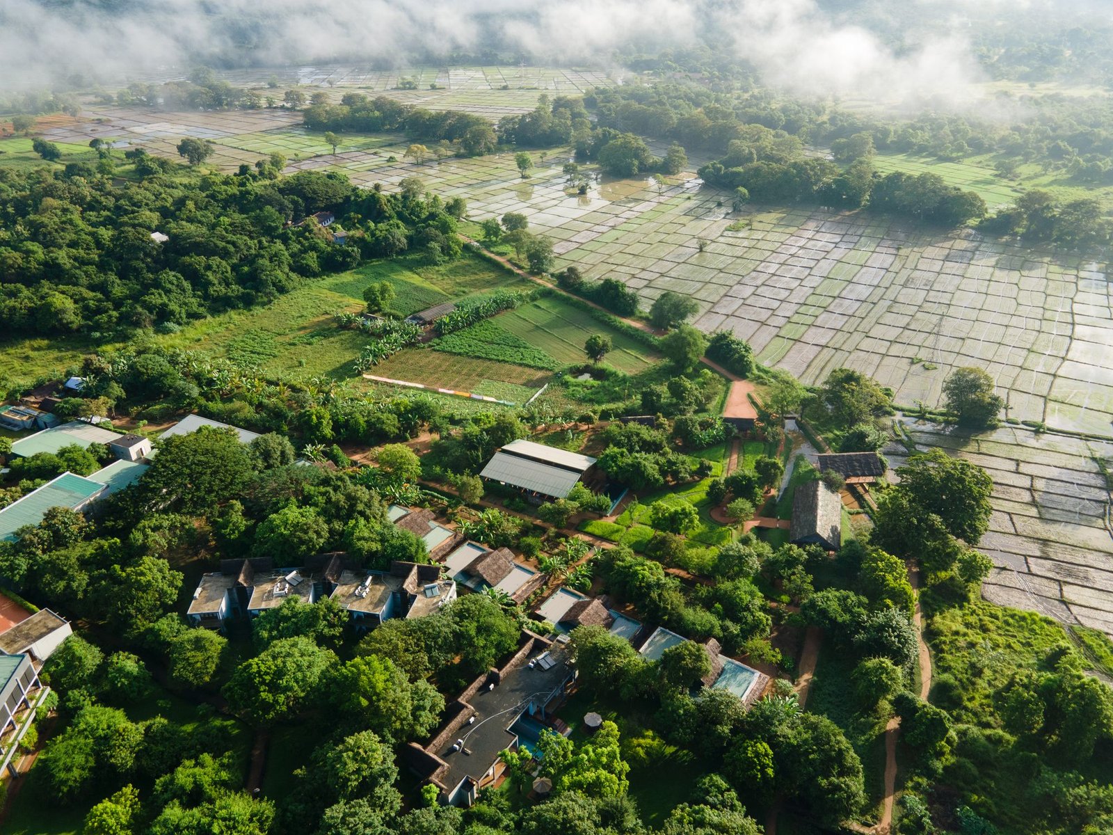The beautiful setting of Ayurvie Sigiriya, in Sri Lanka's cultural triangle