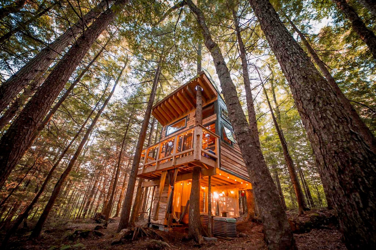 This treehouse in Vermont offers a ‘quiet and magical’ escape