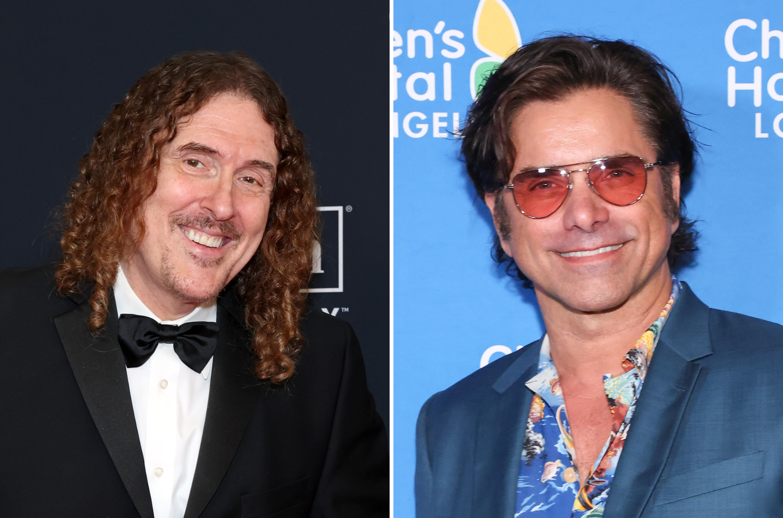 Weird Al (left) and John Stamos (right) will make featured cameos during the reopening of Disney World's Rock ‘n’ Roller Coaster