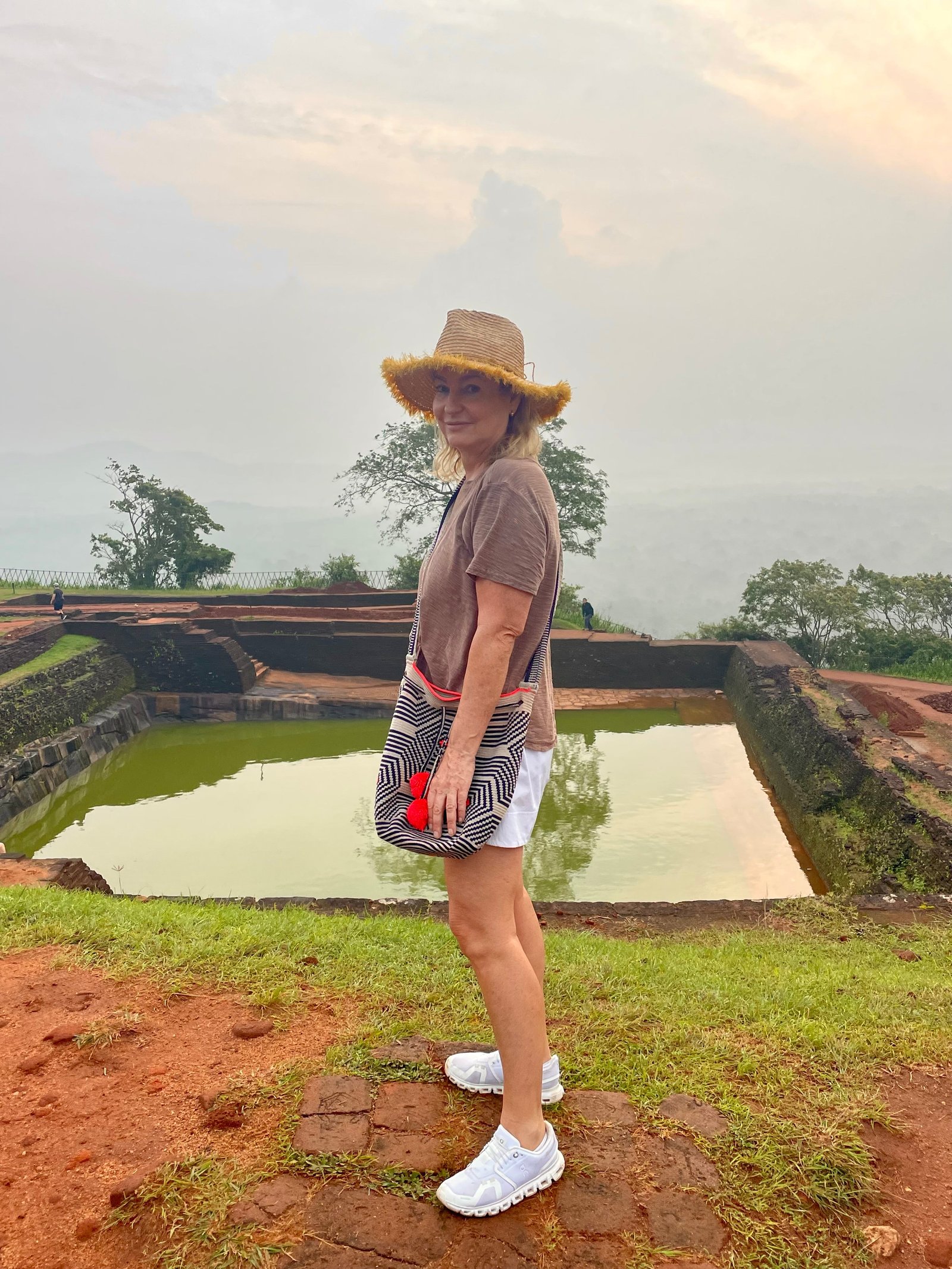 Writer Fiona McIntosh visits Sigiriya fortress in Sri Lanka