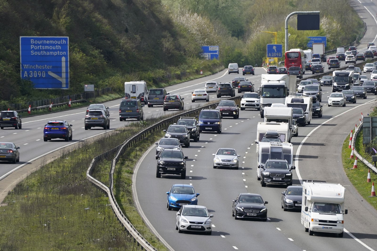 The AA estimated that 21.7 million journeys across the UK have been planned for Thursday