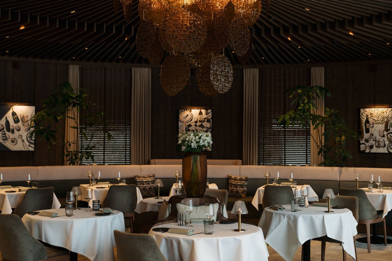 Breakfast is served in The View restaurant, with Mediterranean-inspired fare offered here in the evenings